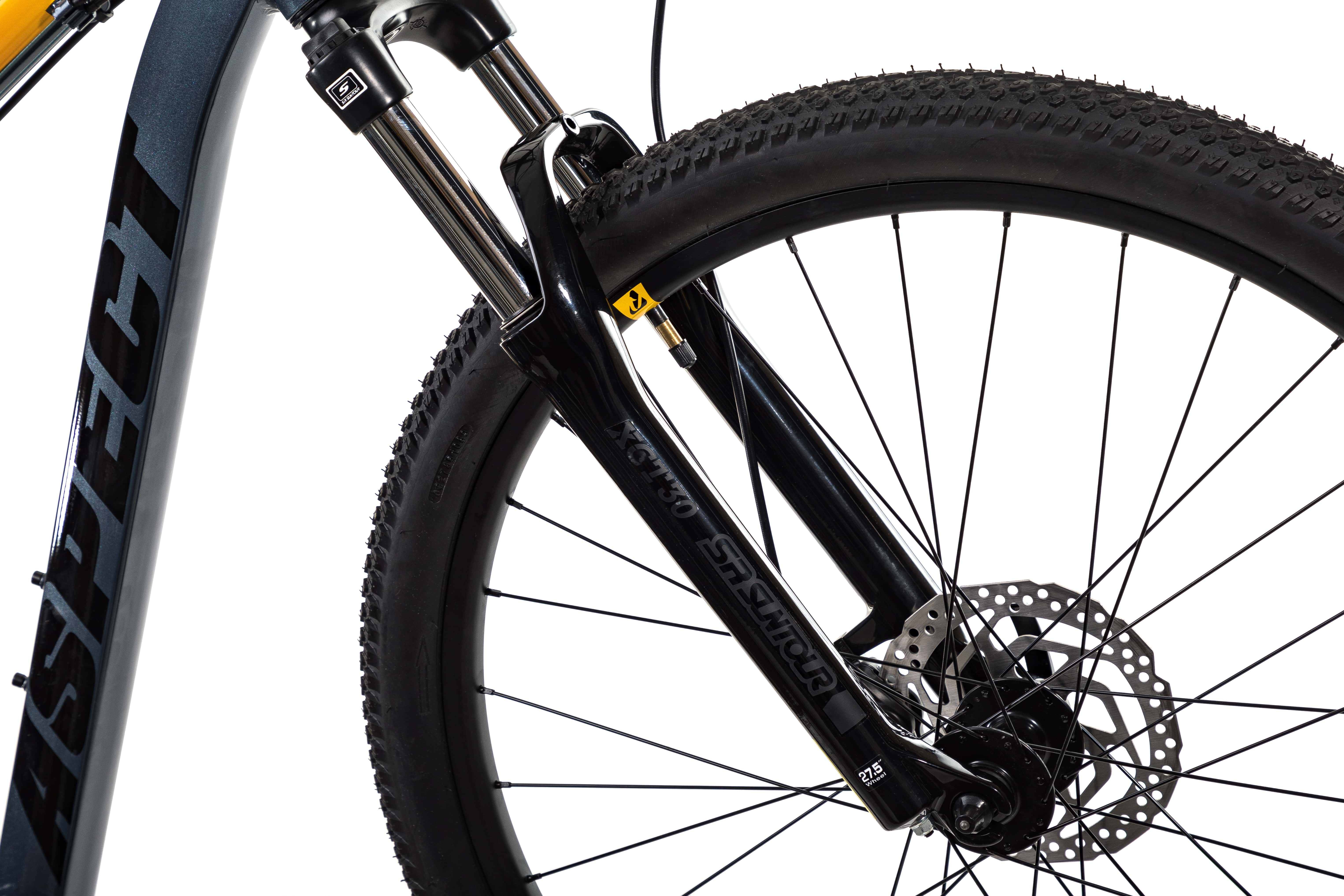 Велосипед Aspect NICKEL 27.5 16" Серо-оранжевый (2022)