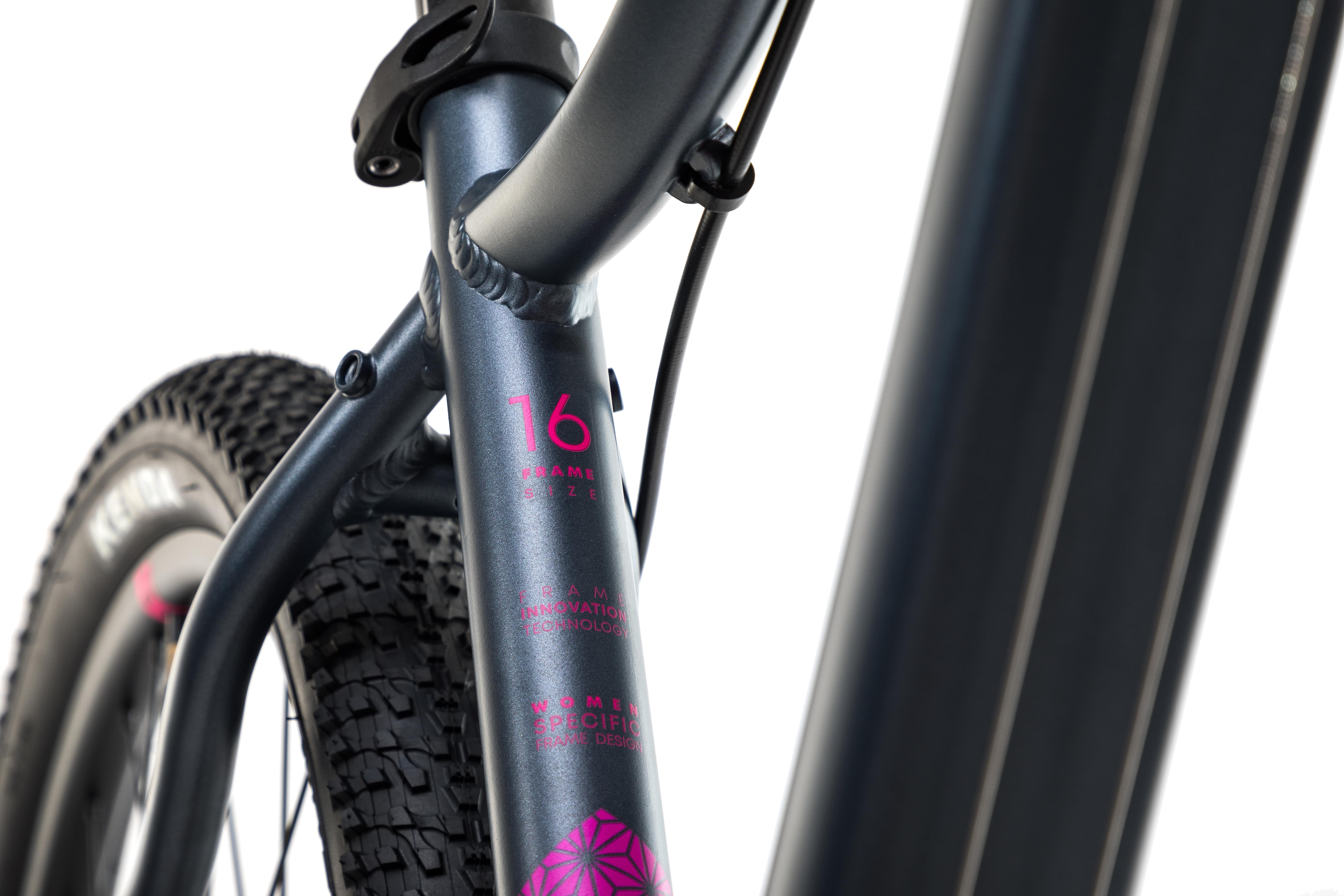 Велосипед Aspect ALMA 27.5 14.5" Черно-розовый (2022)