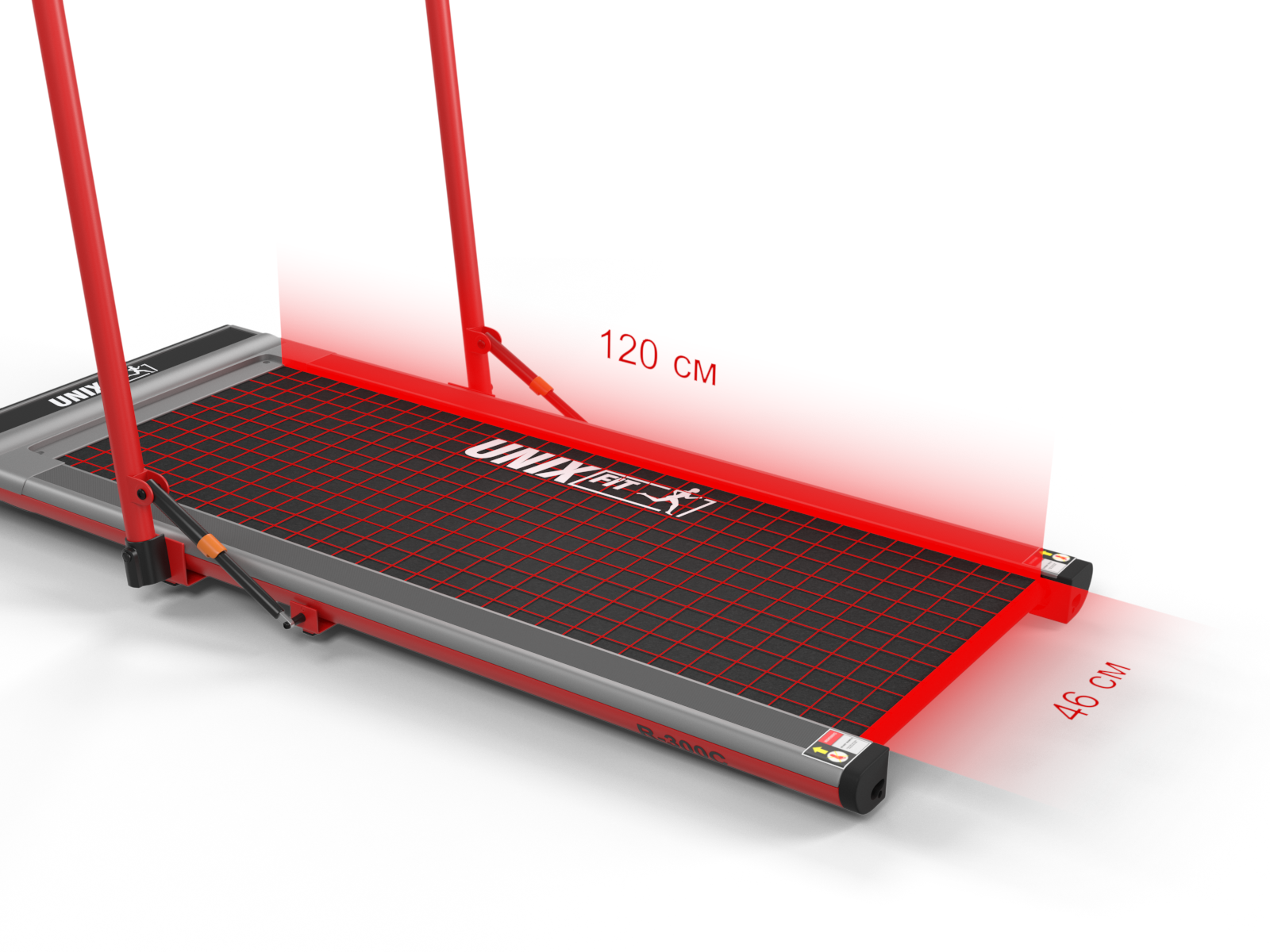 Беговая дорожка Unix Fit R-300C Red