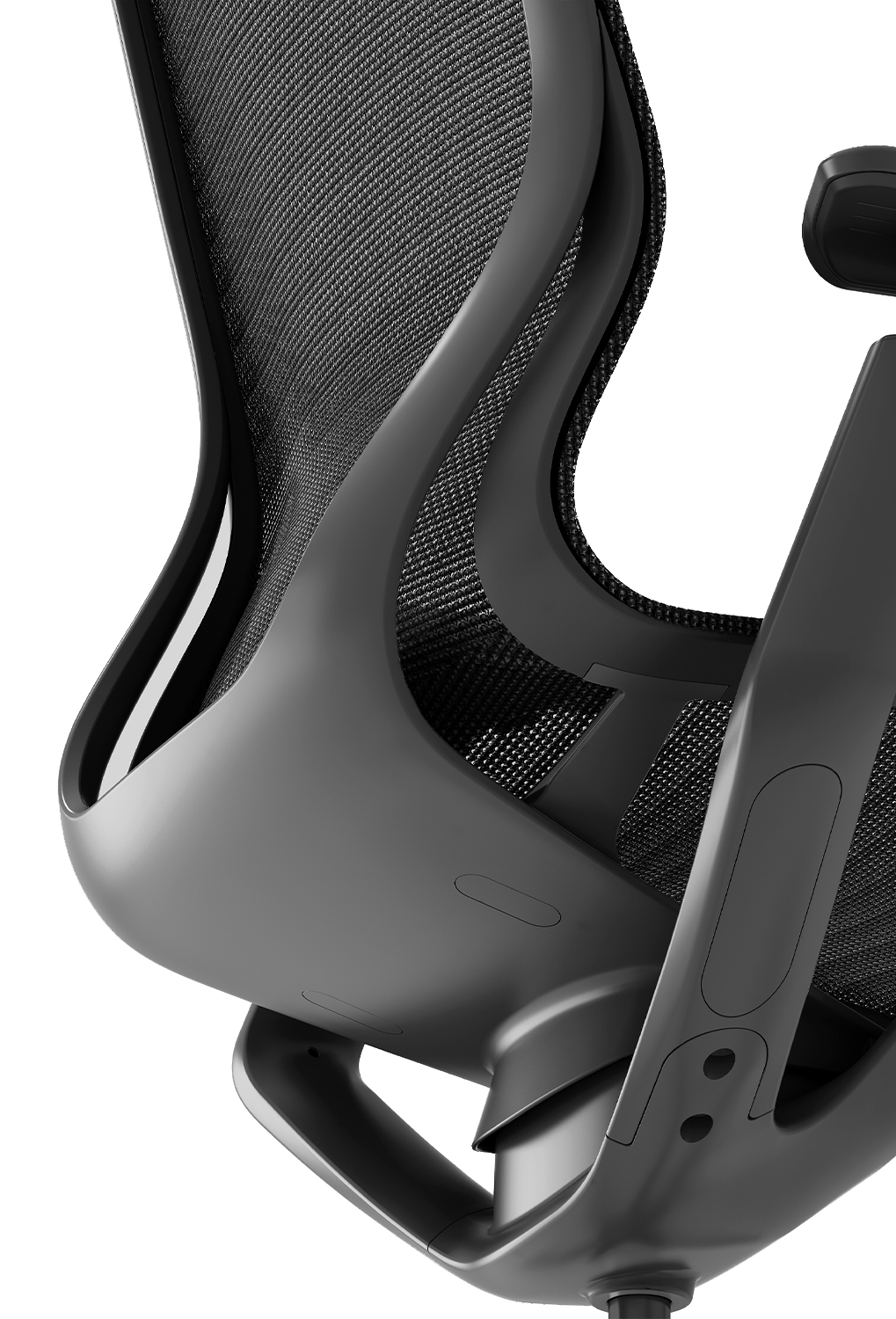 Эргономичное кресло Aria тёмно-серое