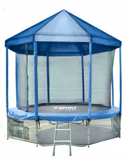 Батут Optifit Like Blue 12 ft с крышей