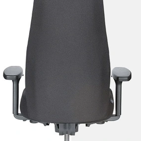 Эргономичное кресло Falto FIRST (наклон вперёд, зауженная спинка, ткань, чёрный)