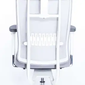 Эргономичное кресло Falto X TRANS (наклон переднего края сиденья, сетка, ткань, каркас белый, серый)