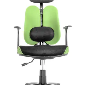 Детское эргономичное кресло Falto Duo Gini (ткань, зелёный)