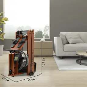 Гребной тренажер Unix Fit Wood Rower Dark