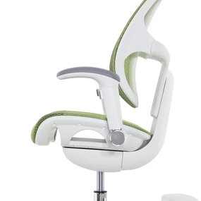 Детское эргономичное кресло Falto ORTO (корсетная спинка, слайдер, подлокотники 3D, сетка, зелёный)