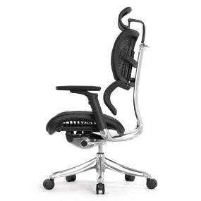 Анатомическое кресло Falto Fly 2 (динамичный подголовник, подлокотники 6D (360), сетка, чёрный)